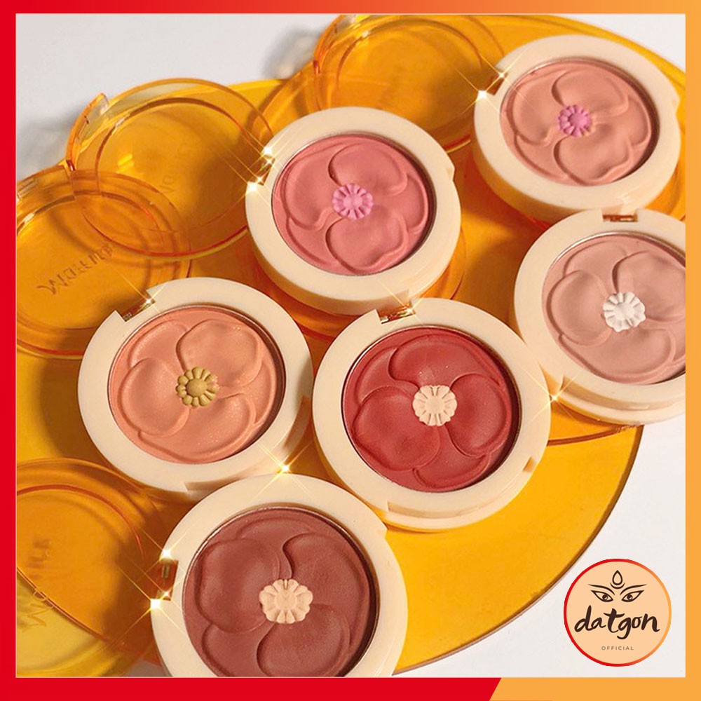 Phấn má hồng Maffick, má hồng nội địa 2 màu thiết kế hình bông hoa tông nude xinh xắn 2021 | BigBuy360 - bigbuy360.vn