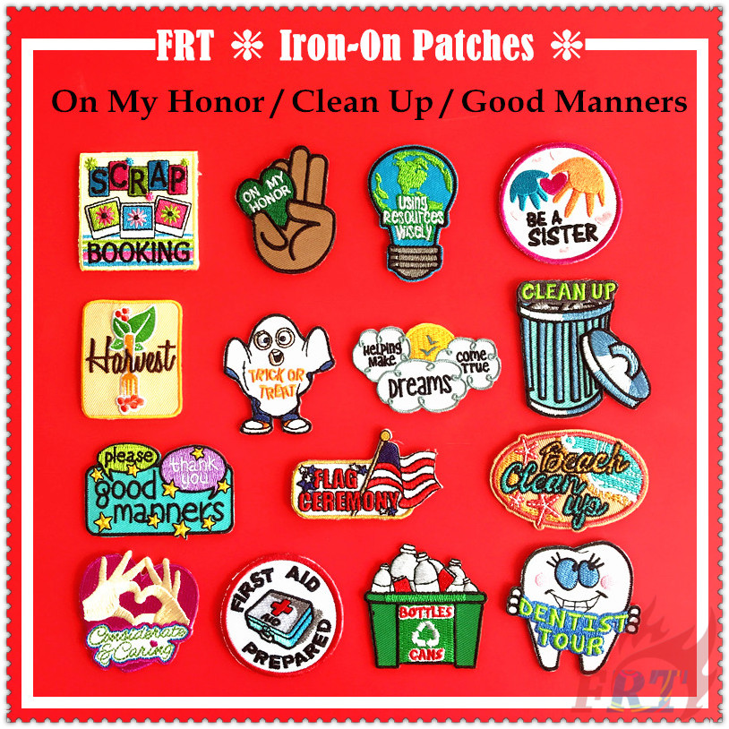 Miếng ủi thêu trang trí quần áo nhiều mẫu xinh xắn tùy chọn