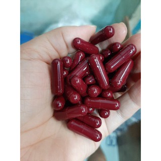 Vỏ nhộng màu nâu, 1000 vỏ nang rỗng, vỏ nang cứng, vỏ nhộng gelatin