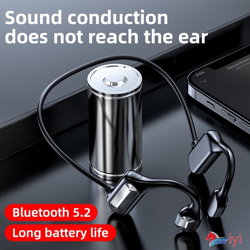 BL09 Tai Nghe Không Dây Bluetooth 5.0 Xương Dẫn Điện Thiết Bị Âm Thanh Openear Ngoài Trời Thể Thao Stereo Không Thấm Nước Với Microphone