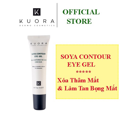 Kem Xóa Thâm Quầng Mắt, Bọng Mắt - Nhập Khẩu Trực Tiếp Chính Hãng Từ Châu Âu - Kuora Soya Contour Eye
