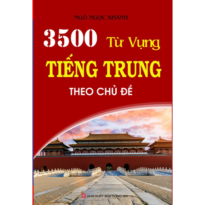 Sách - 3500 từ vựng tiếng Trung theo chủ đề