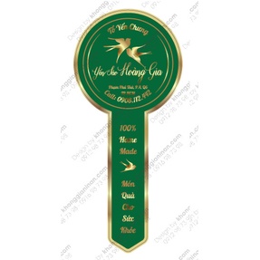 120 TEM YẾN NIÊM PHONG DÁN HŨ YẾN - IN TÊN + SĐT CỦA SHOP THEO MẪU