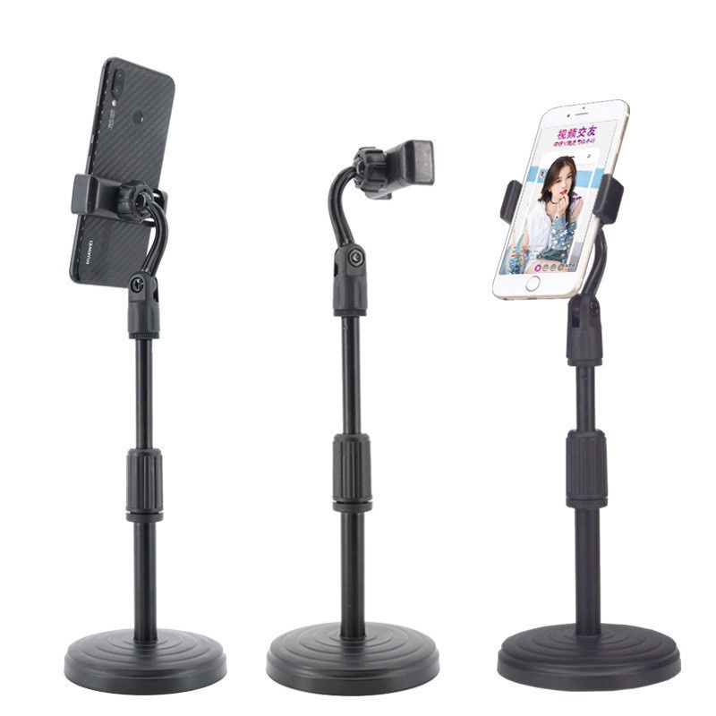 Giá đỡ điện thoại livestream xem video ổn định xoay 360 độ, kẹp điện thoại dùng để quay phim ghi hình đa dụng Cocochang