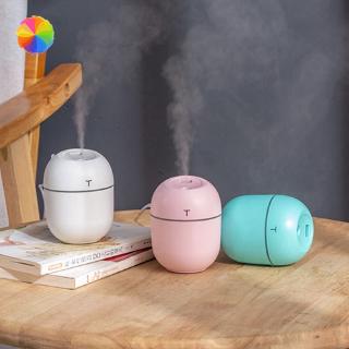 (Hàng Mới Về) Máy Phun Sương Tạo Ẩm Mini Có Đèn Led Cổng Sạc Usb