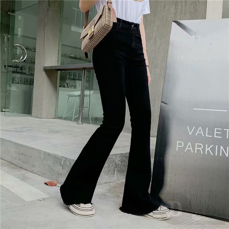 Duduhey. Quần Jeans Nữ Lưng Cao Ống Loe Plus Size | WebRaoVat - webraovat.net.vn