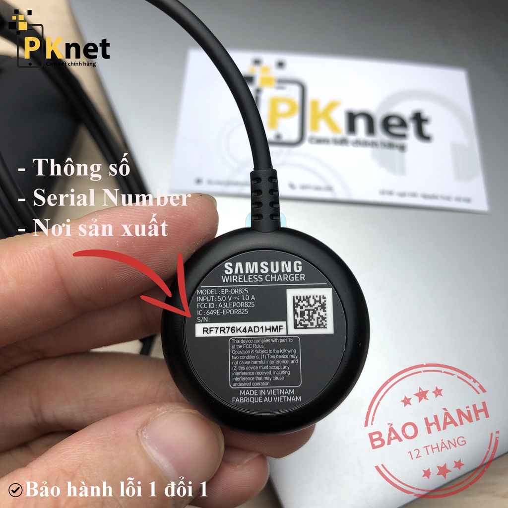 Đế sạc samsung galaxy watch 3/4, samsung active 1/2 Chính hãng [Bảo hành 12 tháng]