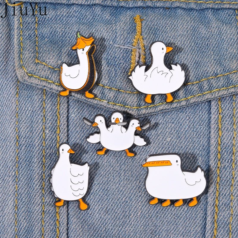 Trâm Cài Áo Hình Chú Vịt Hoạt Hình Đáng Yêu