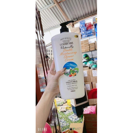 Sữa tắm dê luxury one 1200ml