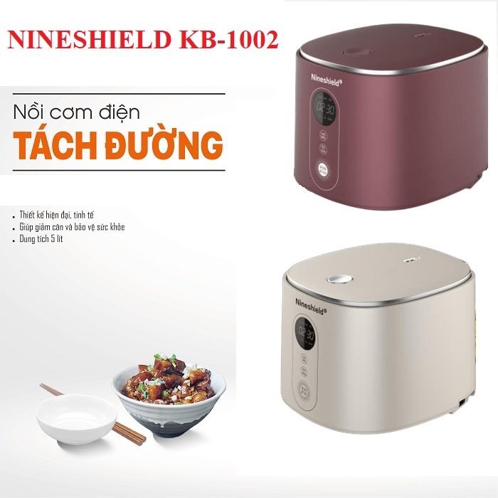 Nồi cơm điện tử 1.5L Nineshield KB-1002
