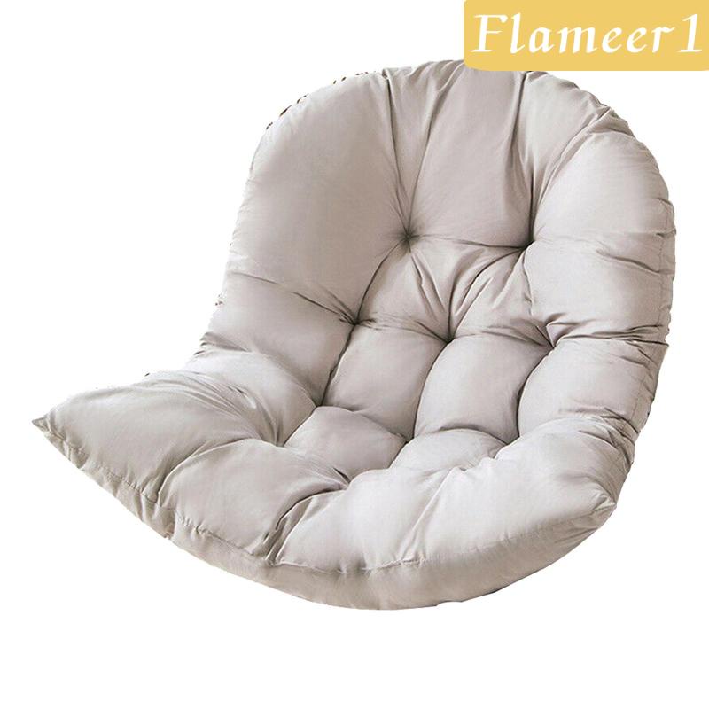 [Flameameer1] Đệm Lót Ghế Ngồi Sân Vườn Hình Quả Trứng Có Thể Tháo Rời Màu Đỏ