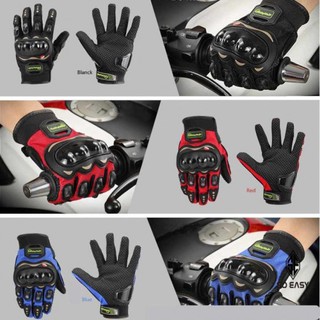 Găng tay xe máy dài ngón có gù bảo hộ probiker riding cảm ứng, găng tay đi phượt an toàn