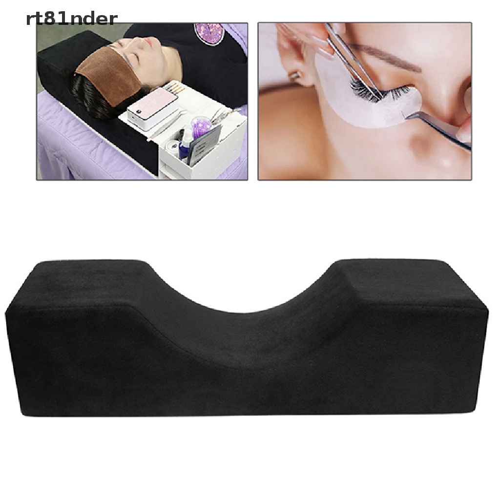 Gối kê cổ hỗ trợ nối mi bằng vải nỉ tiện dụng cho salon
