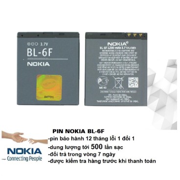 [Sỉ + Lẻ Bán Giá Gốc]Pin Nokia 6788 6788i N78 N79 N95 8G - BL-6F bảo hành 6 tháng đổi mới