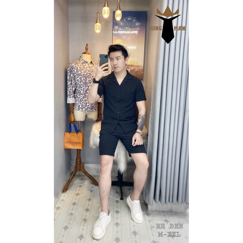 Áo đũi nam, set đũi nam thời trang hè 2021 Kingman | BigBuy360 - bigbuy360.vn