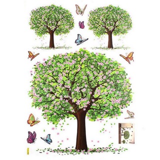 Decal dán tường vườn táo