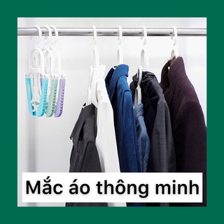 Móc treo phơi quần áo thông minh gập mở co dãn