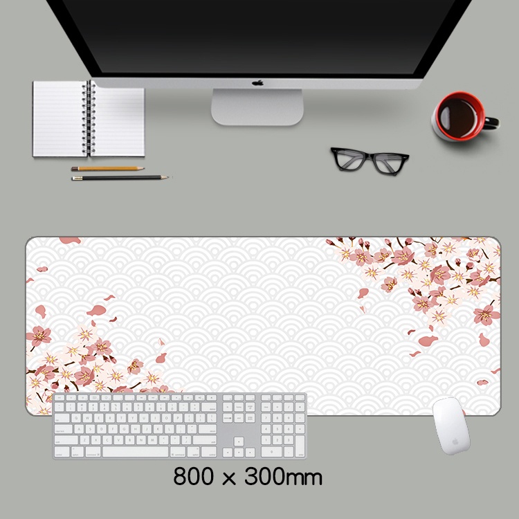 Miếng Lót Chuột Máy Tính Bản Lớn In Hình sakura