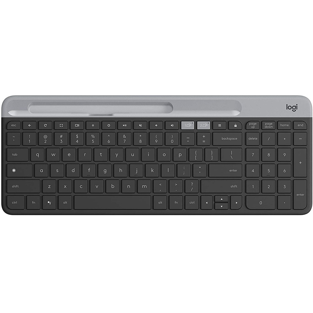 Bàn phím không dây bluetooth Logitech K580 Slim Multi device - Kết nối đa thiết bị, bluetooth, USB Unifying.