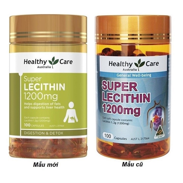 Mầm Đậu Nành Healthy Care Super Lecithin 1200mg Lọ 100 Viên Của Úc tăng vòng 1, đẹp da, cân bằng nội tiết tố...