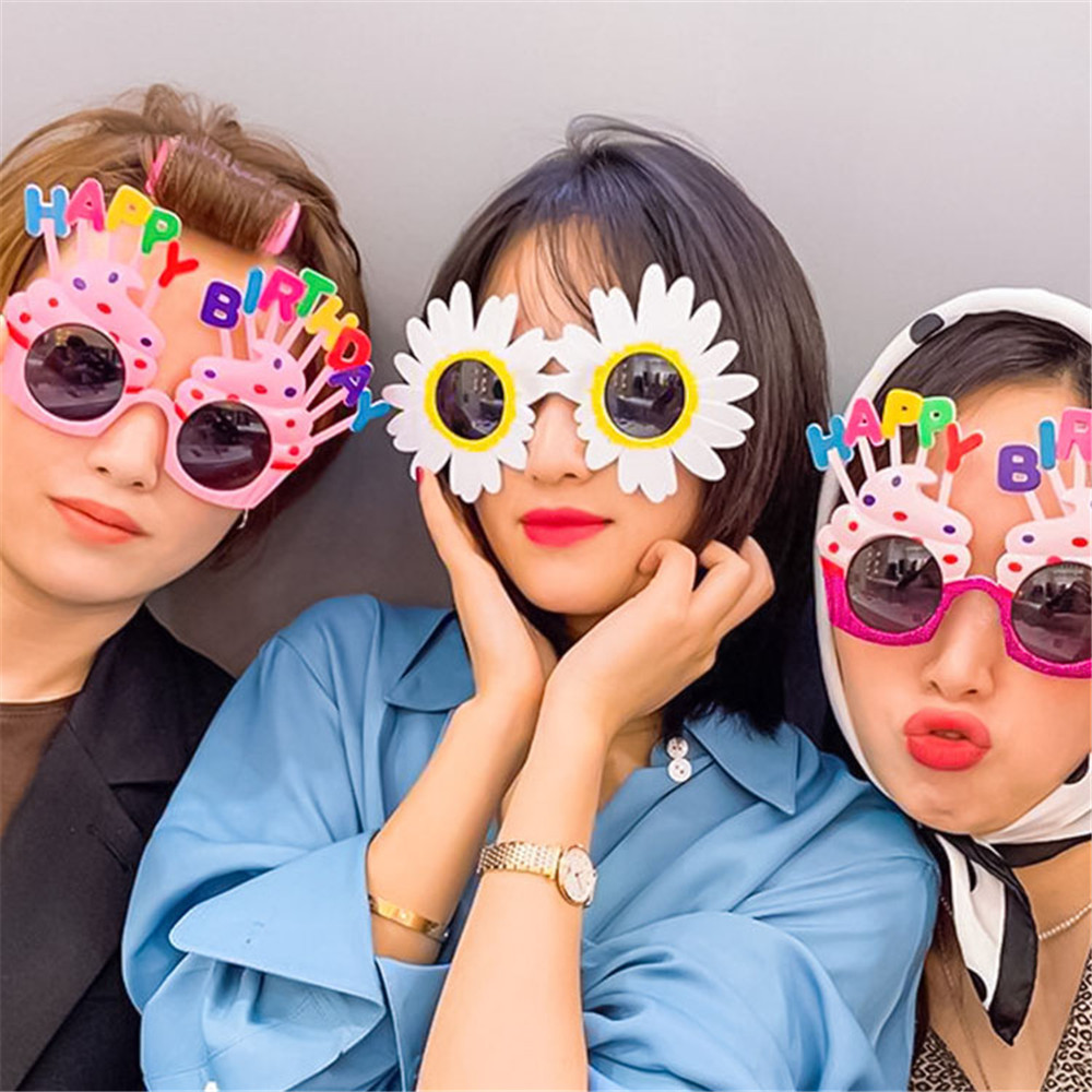 Mắt Kính Hình Chữ Happy Birthday Vui Nhộn Độc Đáo