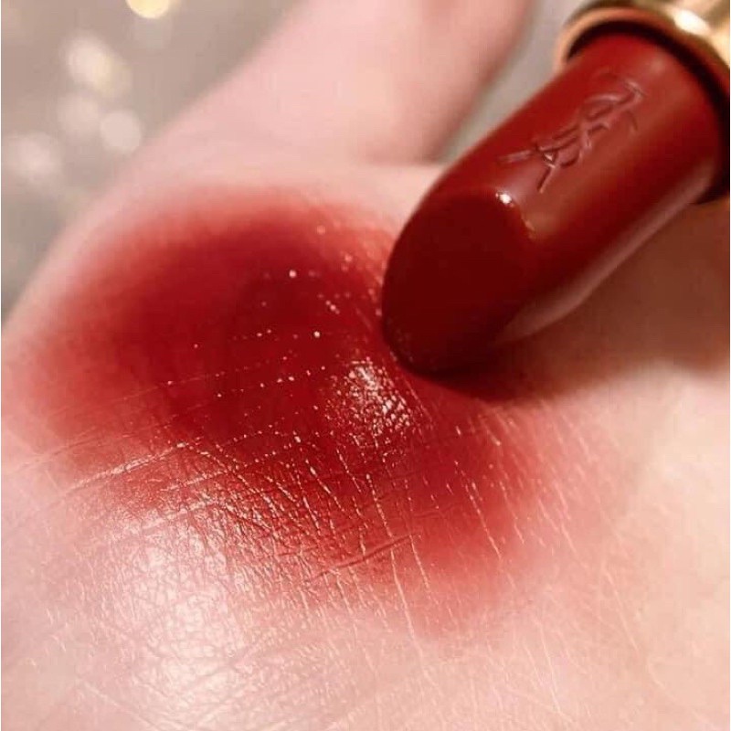 Bill Pháp - Son YSL Yves Saint Laurent Pur Couture màu 1966 Rouge Libre Đỏ gạch thời thượng