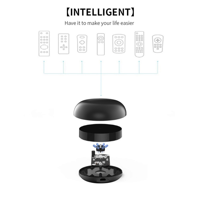 Bộ điều khiển trung tâm từ xa hồng ngoại Tuya SmartLife IR + RF 433/315 tương thích Google Home Alexa