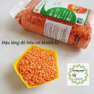 Đậu lăng đỏ hữu cơ Markal 500g cho bé ăn dặm