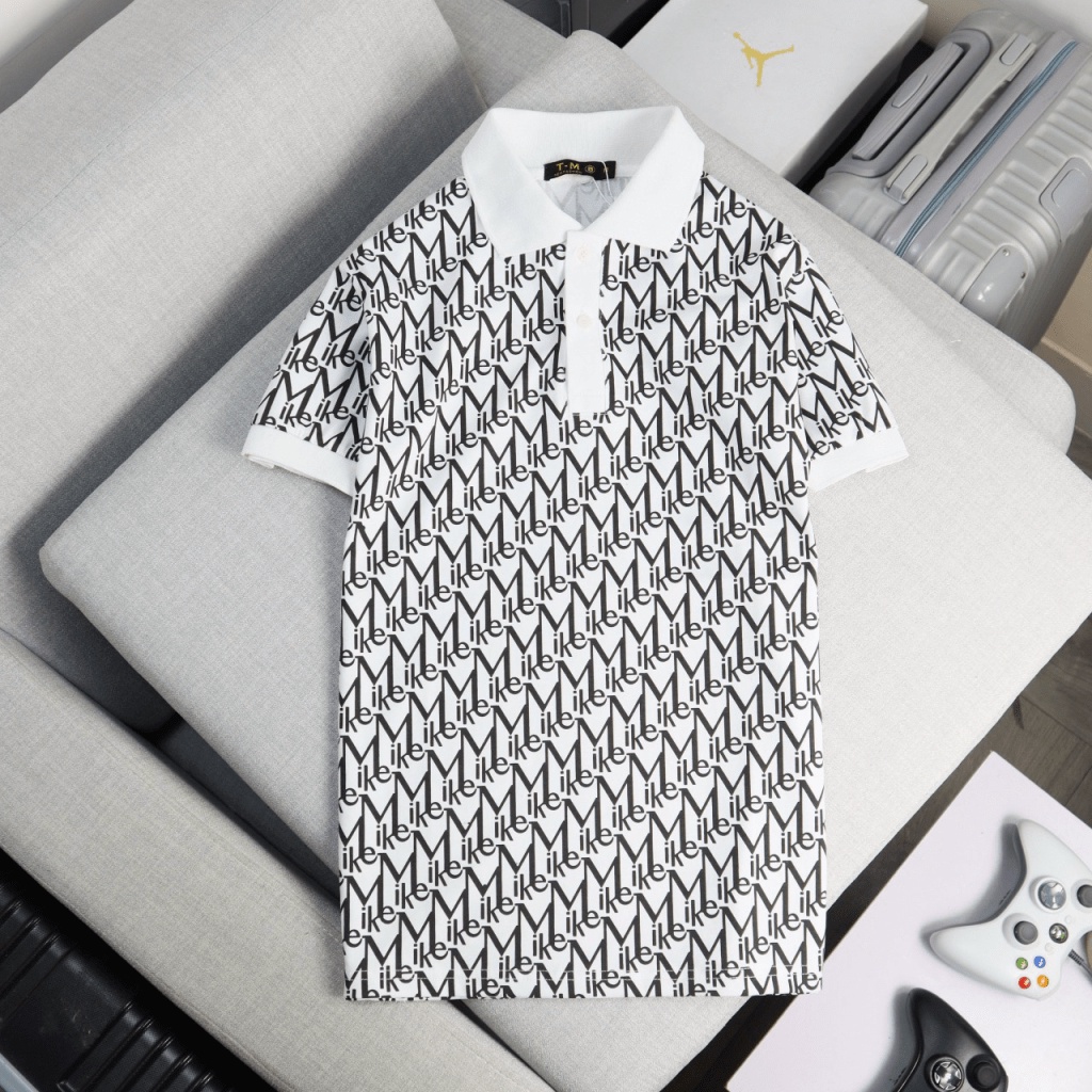 Áo Thun Nam Cổ Trụ Chất Cotton Co Giãn Tốt Phối Màu Đẹp Mắt Chuẩn Size Lịch Lãm Siêu Hot NEW UNISEX