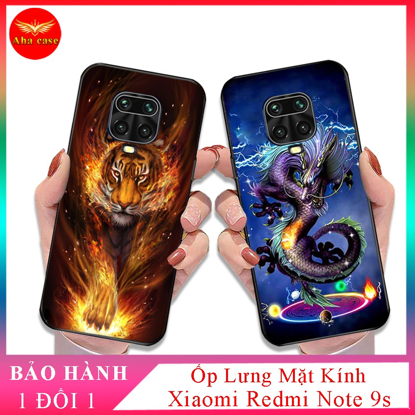 [Free Ship] Ốp lưng Xiaomi Redmi Note 9s Ốp kính 3D thế hệ MỚI mặt lưng kính KÍNH IN HÌNH chống trầy xước, đẹp