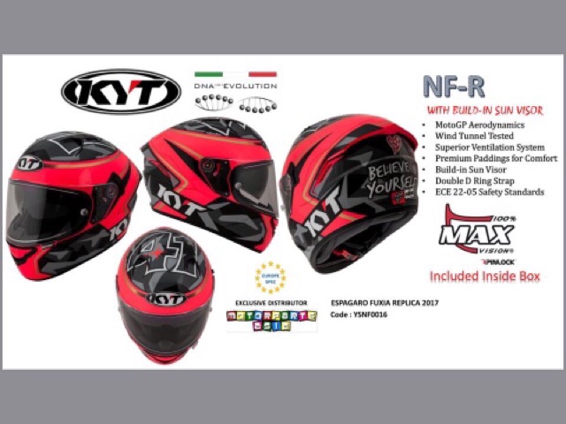 Nón bảo hiểm KYT NF-F fullface