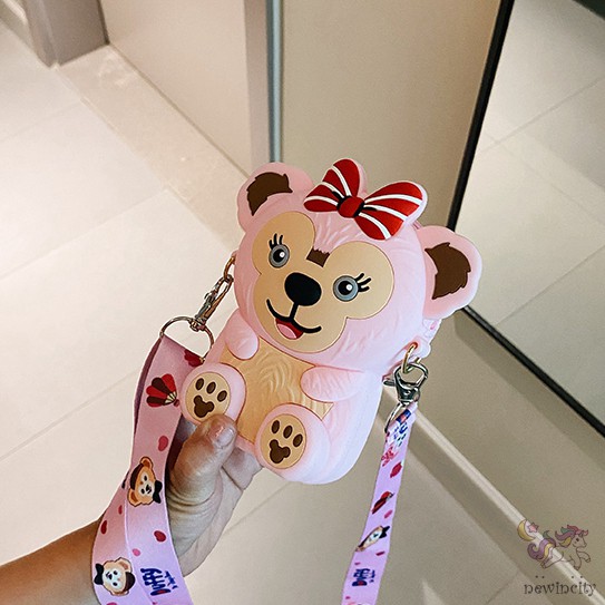 Túi đeo chéo thiết kế hoạt hình dễ thương phong cách Hàn Quốc