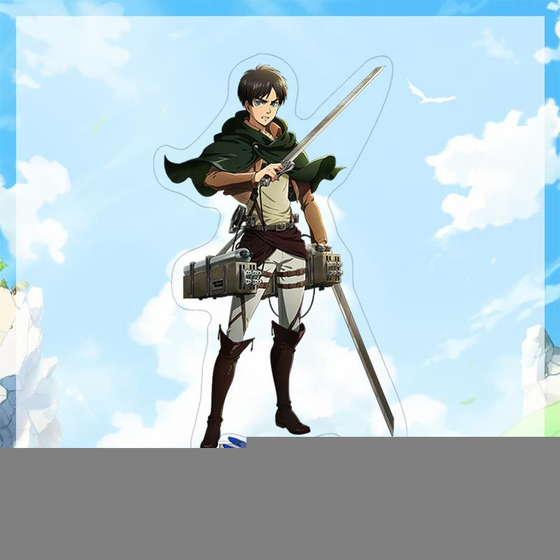 Mô hình nhân vật Eren Jaeger trong phim Attack on Titan bằng Acrylic trang trí bàn làm việc | BigBuy360 - bigbuy360.vn