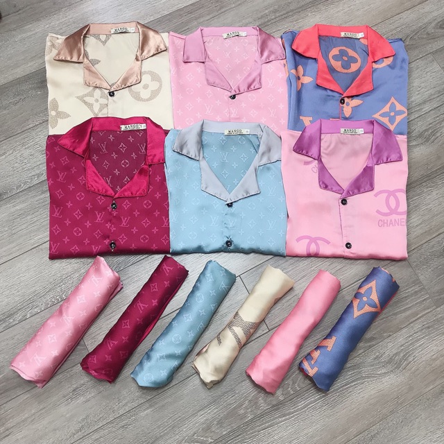 Sỉ bộ pijama lụa đại cho bé trai bé gái