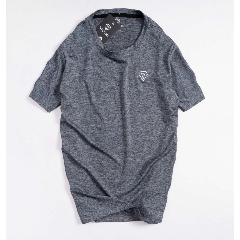 Áo thun nam,áo phông thể thao nam ngắn tay cổ tròn vải cotton mát thấm hút mồ hôi