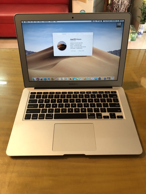 Macbook air 13.3inch 2015 MJVE2 cpu i5-1.6ghz ram 4GB ssd 128gb máy rất đẹp