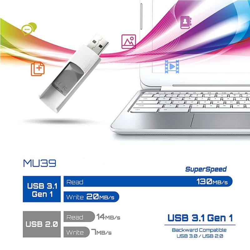 USB Moment 3.1 MU39 32GB-Bảo Hành 24th 1 đổi 1 | BigBuy360 - bigbuy360.vn