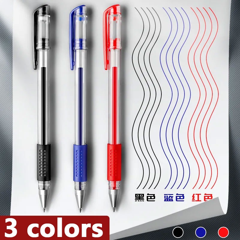 Bút Bi Mực Xanh/Đỏ/Đen Ngòi 0.5mm Tiện Dụng Cho Học Sinh/Văn Phòng
