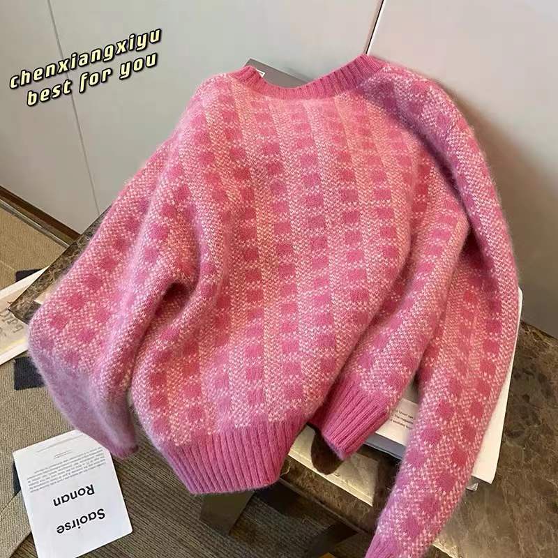 Áo Khoác Len Mềm Dáng Ngắn Thời Trang Thu Đông Dành Cho Nữ