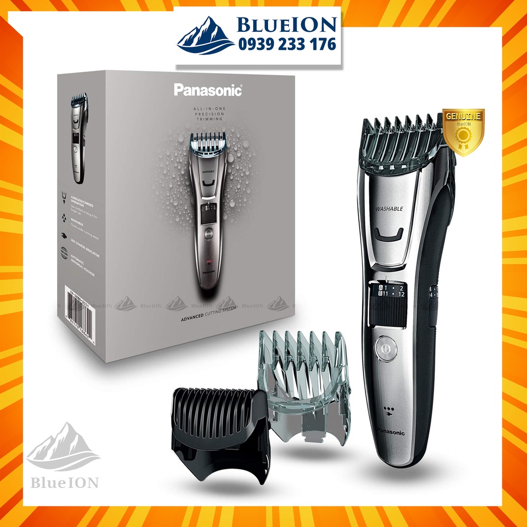 Tông đơ cắt tỉa Panasonic All-in-One Precision Trimmer Rechargeable Washable ER-GB80-S (hàng Mỹ)