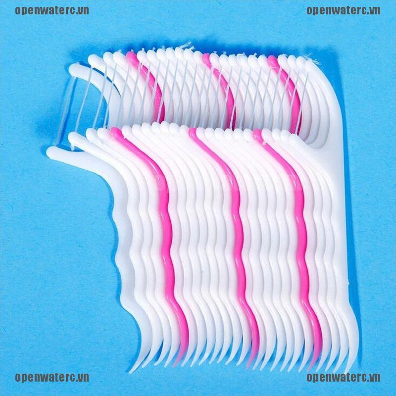 Set 25 Cuộn Chỉ Nha Khoa Làm Sạch Răng Bằng Nhựa