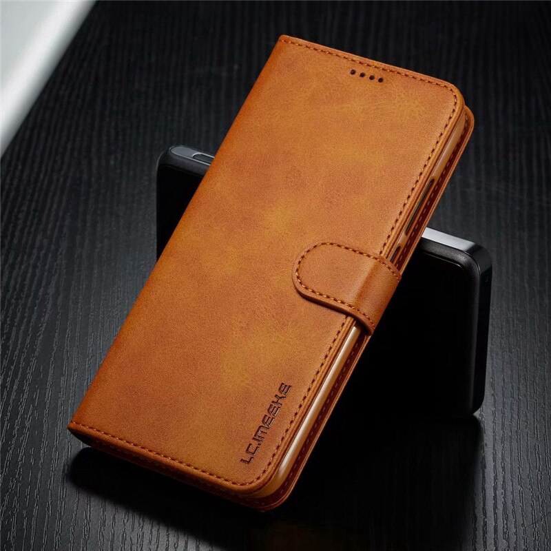 Bao da điện thoại nắp lật kèm ngăn đựng thẻ 360 độ cho Redmi Note 9S Note 9 Pro Max