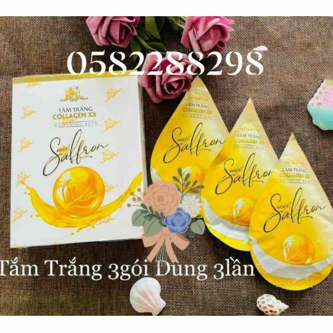 HỘP 3 GÓI TẮM TRẮNG COLLAGEN X3