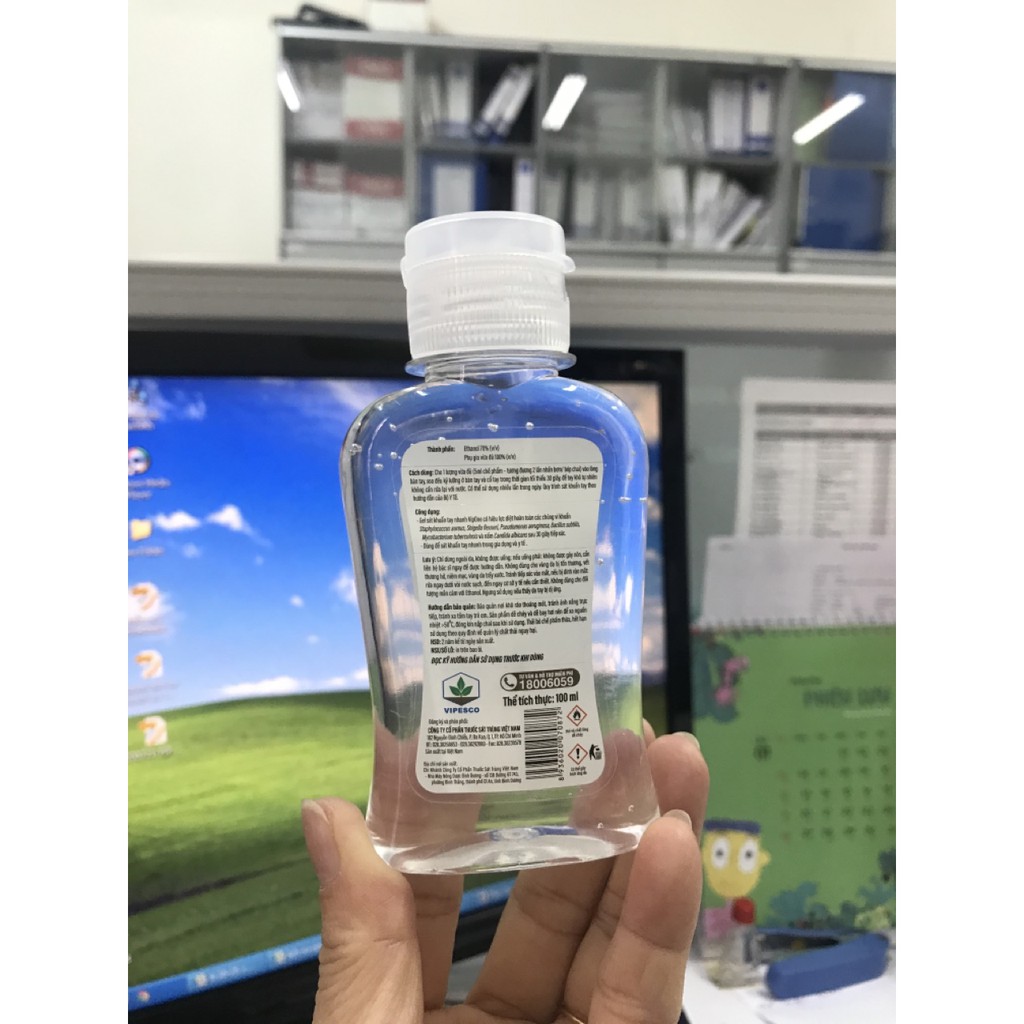 GEL SÁT KHUẨN TAY NHANH VIPONE 100ML | BigBuy360 - bigbuy360.vn