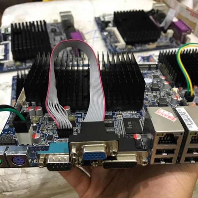 Main ITX công nghiệp D2550 lõi kép 1.86Ghz mPCI-e, msata