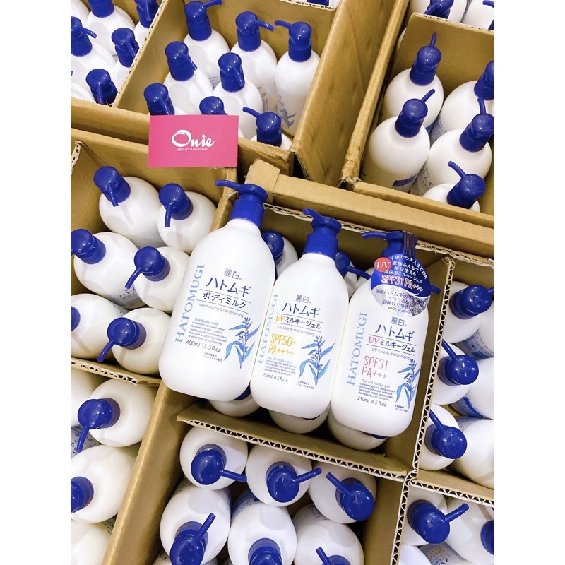 [Nội Địa Nhật] LOTION DƯỠNG TRẮNG DA CHỐNG NẮNG BODY MỀM MỊN HATOMUGI SPF31 PA +++ | BigBuy360 - bigbuy360.vn