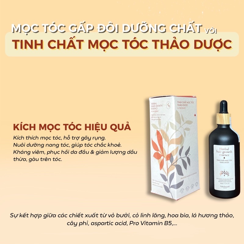 TINH CHẤT MỌC TÓC THẢO DƯỢC NAB.BEAUTÉ