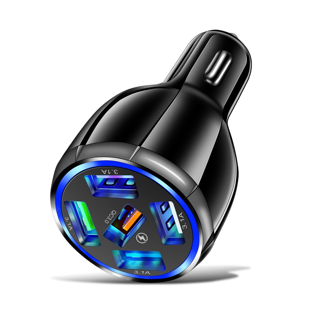 Tẩu Sạc Nhanh Qc3.0 4usb 3usb 20wpd 6 Cổng Usb Cho Xe Ô Tô