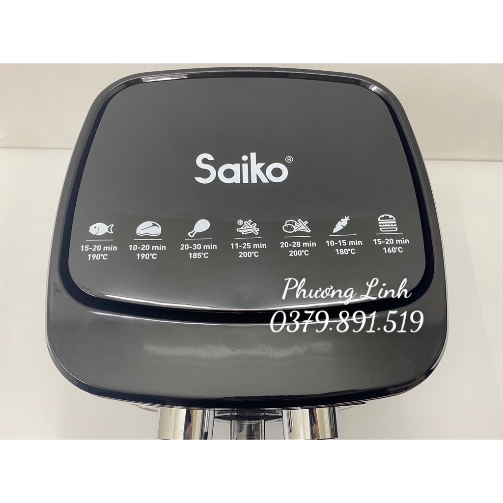 Nồi chiên không dầu Saiko FRY-10S - Hàng Chính Hãng