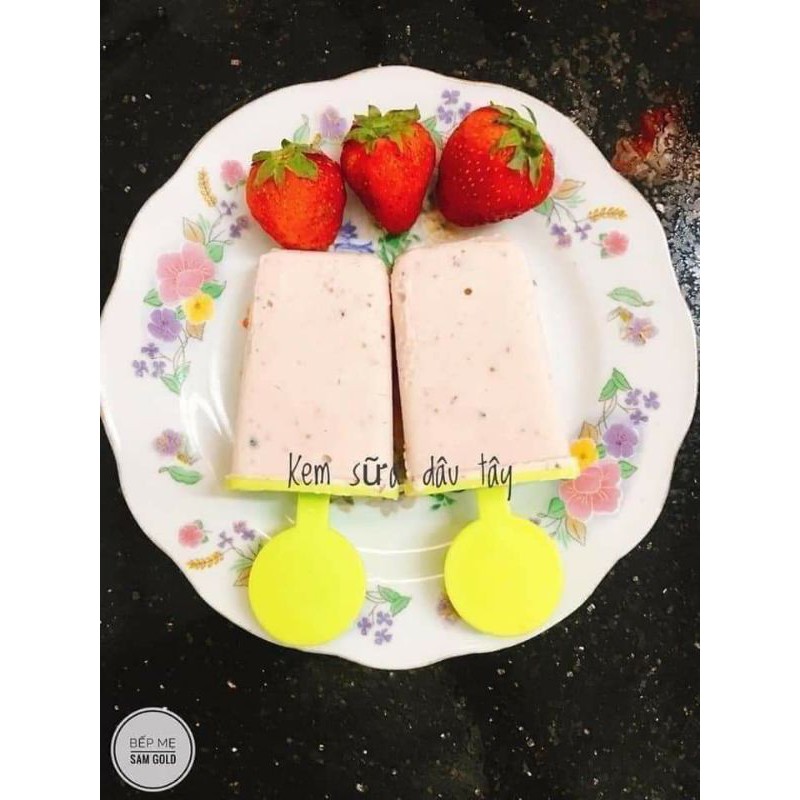 Khay 6 ngăn làm kem cute đáng yêu, hàng đẹp